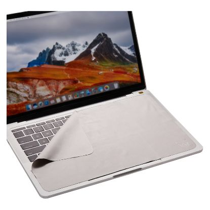 Imagem de Pano de Limpeza e Proteção de Ecrã Ewent EW5636 Cinza - 290x186mm
