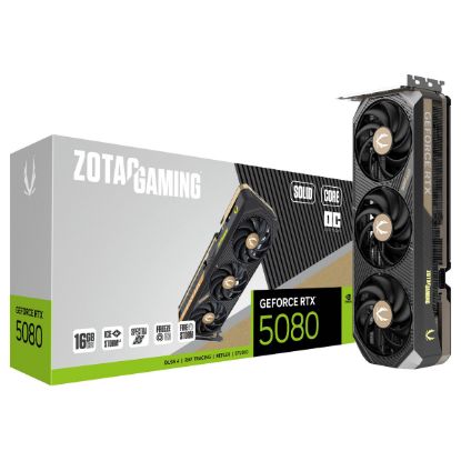 Imagem de Placa Gráfica ZOTAC GeForce RTX 5080 SOLID CORE OC 16GB DLSS4