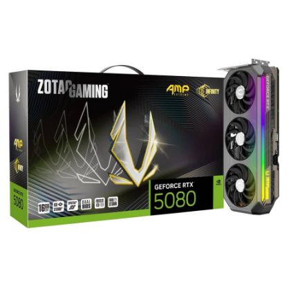Imagem de Placa Gráfica ZOTAC GeForce RTX 5080 AMP Extreme 16GB DLSS4