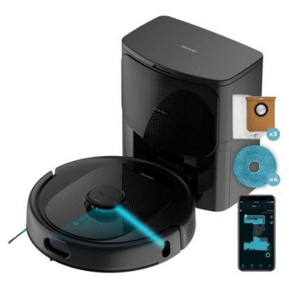 Imagem de Aspirador Robot Cecotec Conga 9990 AI Spin Revolution Ultra Power Home 10kPa c/ Base de Autolimpeza Preto