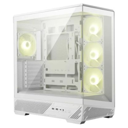 Imagem de Caixa MSI MAG Pano 130R PZ ARGB Branca (ATX) (Vidro Temperado)