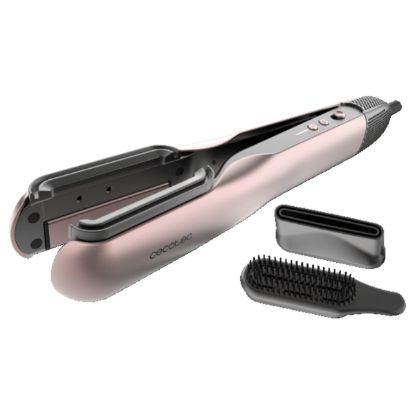 Imagem de Alisador de Cabelo Cecotec AirLisse 2-em-1 ForceDry Black Rosa