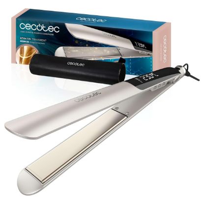 Imagem de Alisador de Cabelo Cecotec Lisse Keratin Essence Champagne