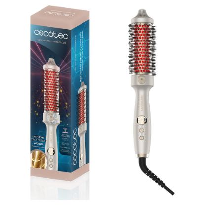 Imagem de Escova Modeladora de Cabelo Cecotec Bamba InstantCare ThermoGlow Cinza