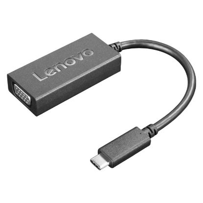 Imagem de Cabo Adaptador Type-C p/ VGA M/F Lenovo Preto