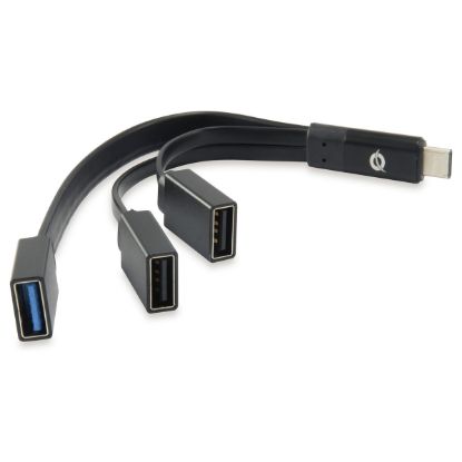 Imagem de Cabo Type-C p/ 1x USB3.0 + 2x USB2.0 Conceptronic Preto