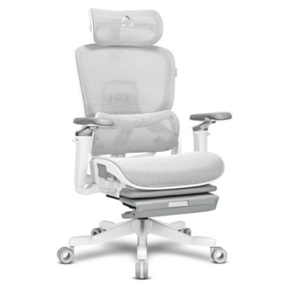 Imagem de Cadeira Ergonómica Alpha Gamer Swell Branca/ Cinza