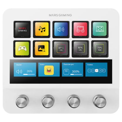 Imagem de Stream Deck Mars Gaming MSD-PRO Branco