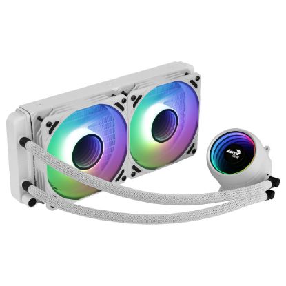 Imagem de Cooler CPU Aerocool Mirage L240 ARGB Liquid Branco