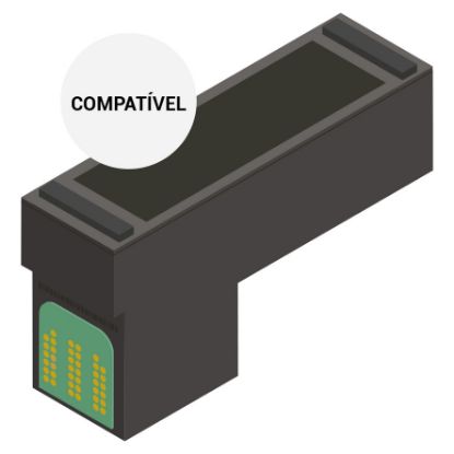 Imagem de Tinteiro Compatível HP 711XL Preto