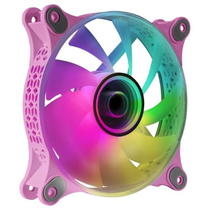 Imagem de Ventoinha 120mm Mars Gaming MF3D ARGB Rosa
