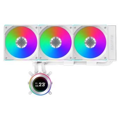 Imagem de Cooler CPU Lian Li Hydroshift II 360R LCD-C ARGB Branco