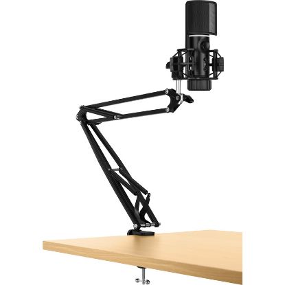 Imagem de Microfone Streamplify MIC RGB c/ Braço Preto
