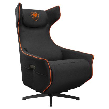 Imagem de Sofá Gaming Cougar Magus Preto/Laranja