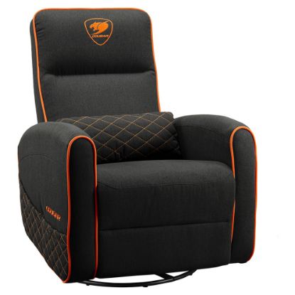 Imagem de Sofá Gaming Cougar Fidom Preto/Laranja