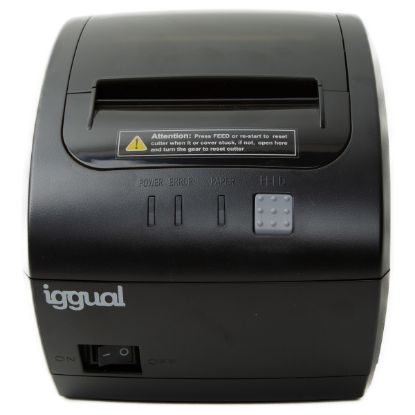 Imagem de Impressora Térmica Talões Iggual TP7001 80mm (USB/RJ45) Preta