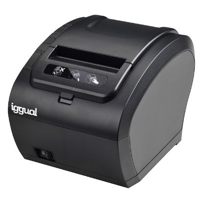 Imagem de Impressora Térmica Talões Iggual TP8002 80mm (USB/RJ45/Serie) Preta