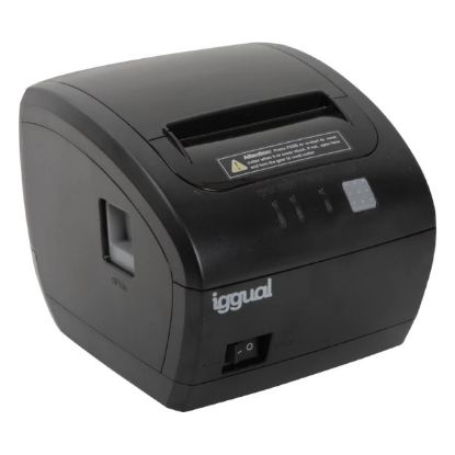 Imagem de Impressora Térmica Talões Iggual TP7001 80mm (USB/RJ45/Serie) Preta