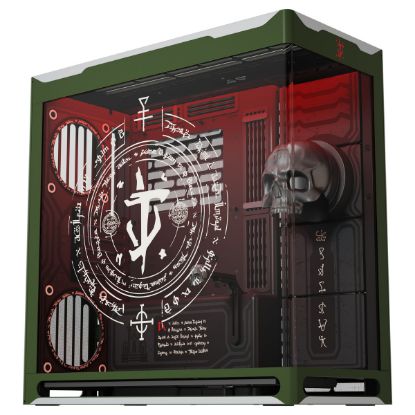 Imagem de Caixa HAVN HS 420 Base DOOM The Dark Ages Limited Edition Preta (E-ATX) (Vidro Temperado)
