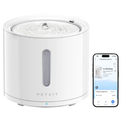 Imagem de Bebedouro Petkit Eversweet Solo 2 Smart 1.5L Branco p/ Animais de Estimação
