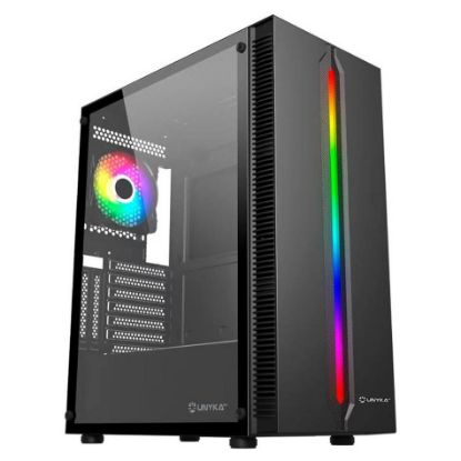 Imagem de Caixa Unyka Armor Lumina ARGB (ATX) Vidro Temperado