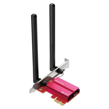 Imagem de Placa de Rede PCI-E Mercusys Wireless BE6500 Tri-Band WiFi 7 + BT 5.4 - MA37BE