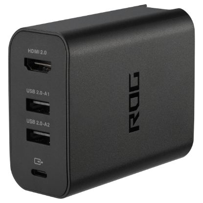 Imagem de Carregador de Tomada Asus ROG 100W All-in-One Dock Portable Preto
