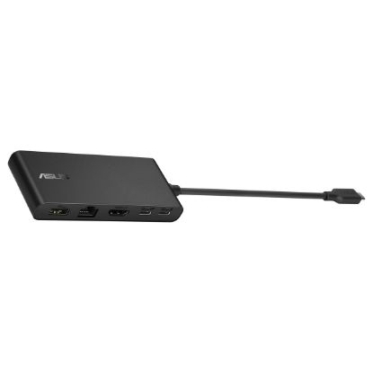 Imagem de Docking Station Asus DC201 Type-C Multiport 5-em-1 Dual 4K 100W Preta