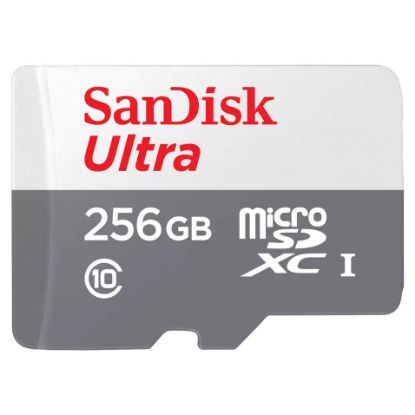Imagem de MicroSD SanDisk Ultra UHS-I 256GB Class10 (U1) 100MB/s + AdaptadorSD