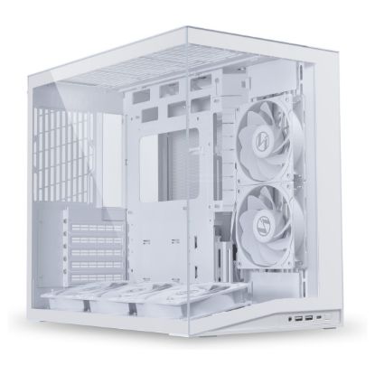 Imagem de Caixa Lian Li O11 Mini V2 Flow Branca (ATX) (Vidro Temperado)