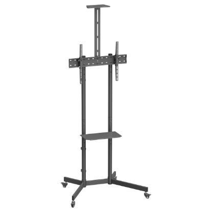 Imagem de Suporte Chão Móvel p/ Ecrã 37"/70" Ewent c/ Prateleira + Suporte Aço