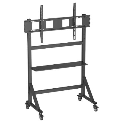 Imagem de Suporte Chão Móvel p/ Ecrã 55"/100" Ewent c/ Prateleira Aço