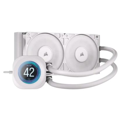 Imagem de Cooler CPU Corsair Nautilus RS LCD Liquid 240mm Branco