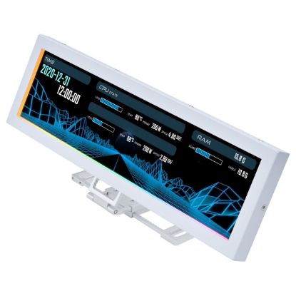 Imagem de Monitor Secundário Lian Li 8.8" USB Branco