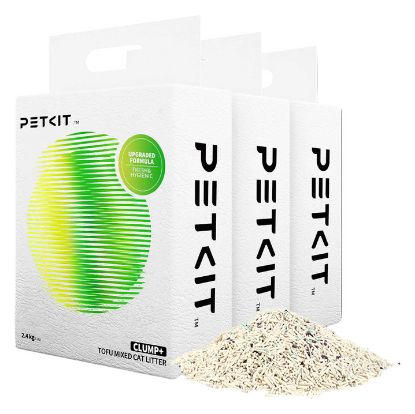 Imagem de Areia p/ Gato Petkit 5-em-1 para Caixa Inteligente 3 Sacos x 2.4Kg
