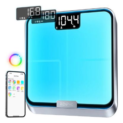 Imagem de Balança Digital Bluetooth Renpho Chroma Smart Scale Prateada