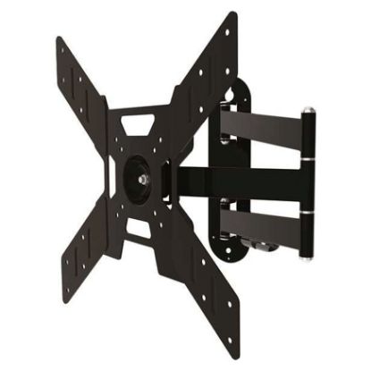 Imagem de Suporte Parede p/ Ecrã 23"/50" Haeger Large Triple Tilt & Swivel Inclinável/Giratório Preto