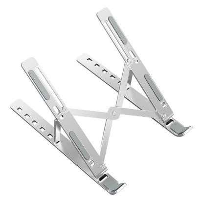 Imagem de Suporte p/ Portátil Ewent Alumínio 15.6" Ajustável Cinza