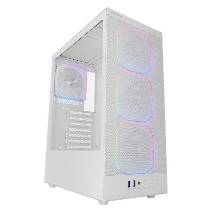 Imagem de Caixa Mars Gaming MC-NEBULA ARGB Branca (ATX) (Vidro Temperado)