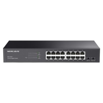Imagem de Switch de Rede Mercusys 16 Portas Gigabit Rack - MS116GS