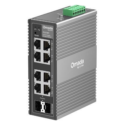 Imagem de Switch de Rede TP-Link Omada Industrial 8 Portas Gigabit - IES208G