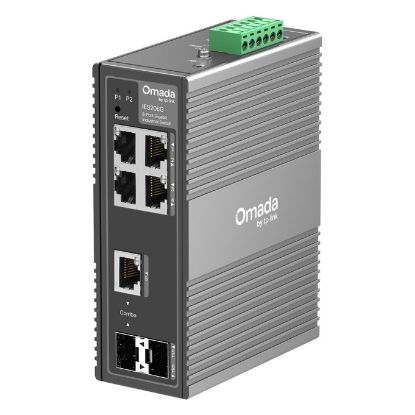 Imagem de Switch de Rede TP-Link Omada Industrial 6 Portas Gigabit - IES206G