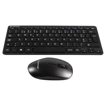 Imagem de Teclado e Rato Unyka MK288 Pro Nano Wireless Preto (PT)