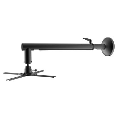 Imagem de Suporte Teto/Parede Extensível p/ Projetor Equip Inclinável/Giratório Preto