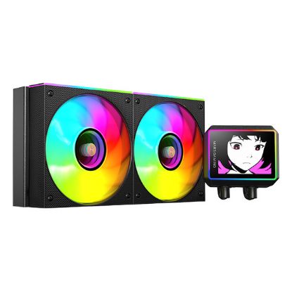 Imagem de Cooler CPU Mars Gaming ML-VISIONII240 LCD ARGB Liquid Preto