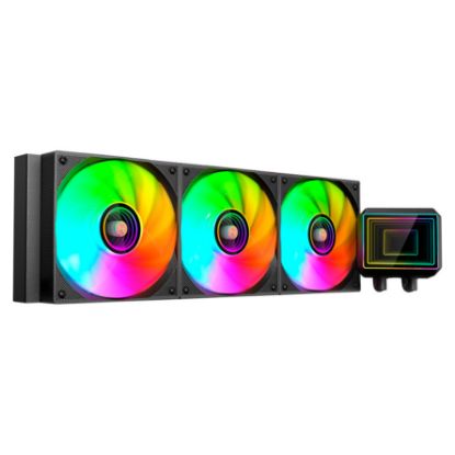 Imagem de Cooler CPU Mars Gaming MLTWO360 ARGB Infinity Mirror Liquid Preto