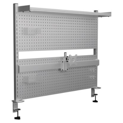 Imagem de Painel Organizador de Secretária Offy Roxy Branco c/ Suporte Monitor