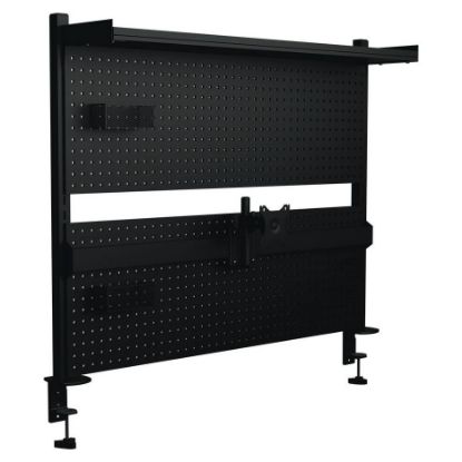 Imagem de Painel Organizador de Secretária Offy Roxy Preto c/ Suporte Monitor