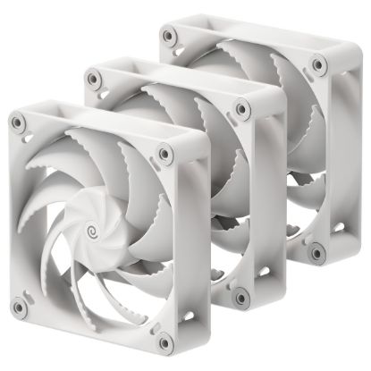 Imagem de Ventoinha 120mm HAVN H12 Branca (Pack3)
