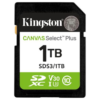 Imagem de Secure Digital Kingston 1TB Class10 (U3) FullHD 150MB/s Canvas Select Plus
